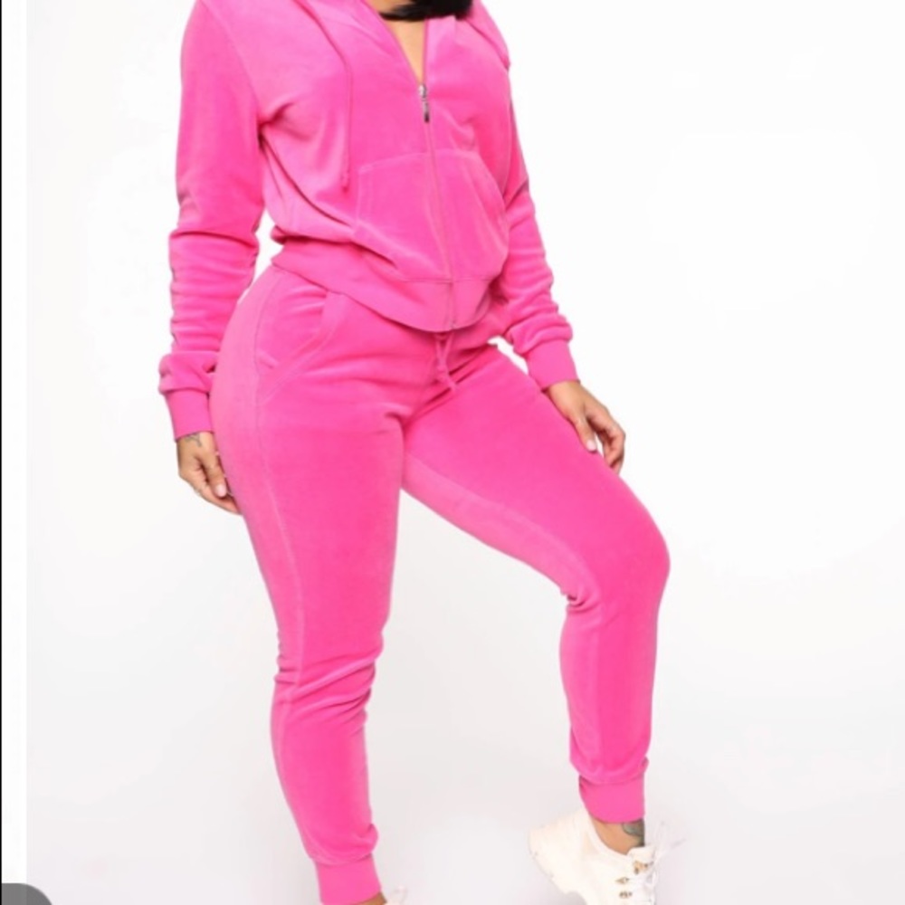 Velour Hoodie Set